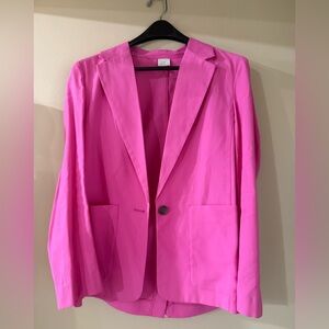 a new day Bright Pink Single-Button Blazer